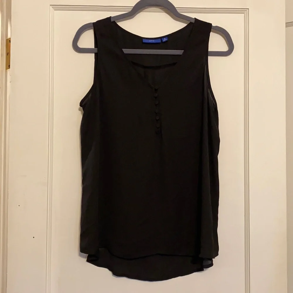 Sheer black tank top - Picture 1 of 3
